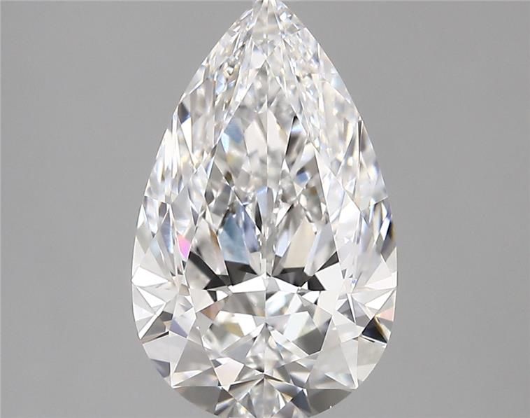 Lab Grown Diamond 3,12Ct D-VVS2 Pear - GIA2534017040 1