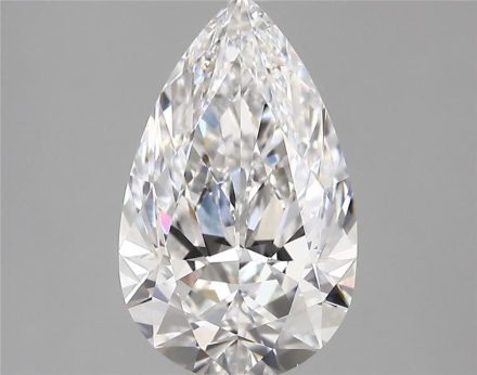 Lab Grown Diamond 3,12Ct D-VVS2 Pear - GIA2534017040 1