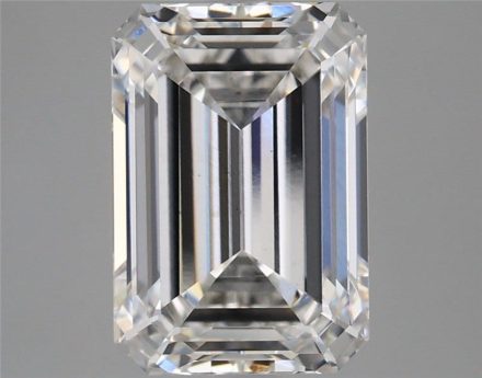 Lab Grown Diamond 4,34Ct F-VS1 Emerald - IGILG667422034 1