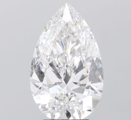 Lab Grown Diamond 6Ct E-VVS2 Pear - IGILG817636859 1