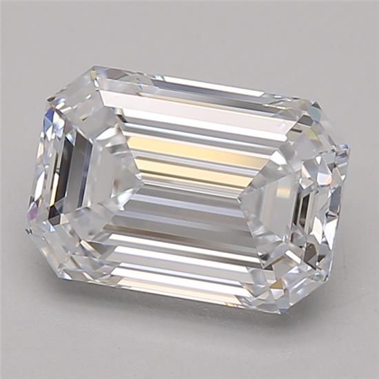 Lab Grown Diamond 2,14Ct F-VVS2 Emerald - GIA2534161669 1