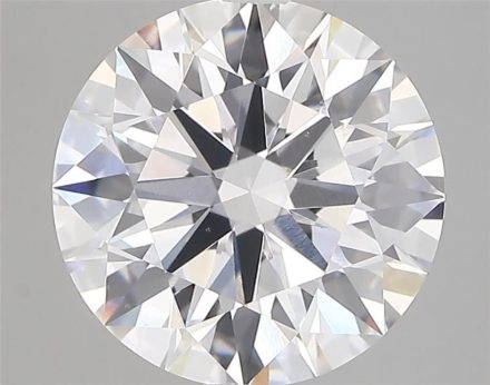 Lab Grown Diamond 3,74Ct E-VVS2 Round - GIA7502943626 1