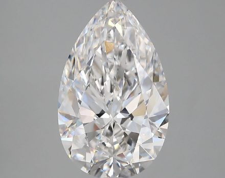 Lab Grown Diamond 4Ct E-VS1 Pear - IGILG821650437 1