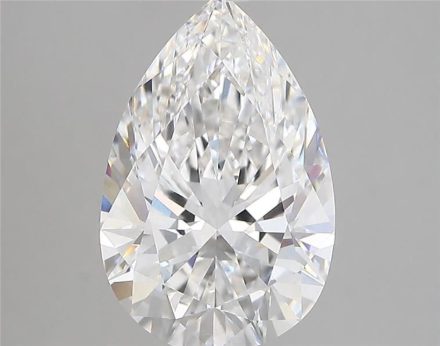 Lab Grown Diamond 2,96Ct E-VVS2 Pear - GIA5503986903 1