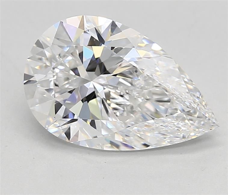 Lab Grown Diamond 1,73Ct D-IF Pear - IGILG745507109 1