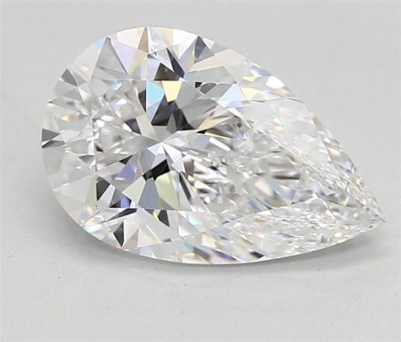 Lab Grown Diamond 1,73Ct D-IF Pear - IGILG745507109 1