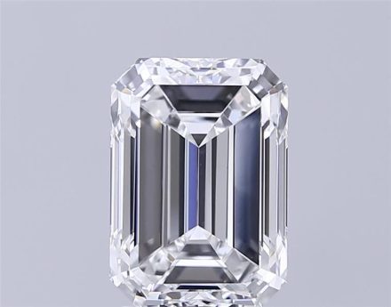 Lab Grown Diamond 4Ct E-VVS2 Emerald - IGILG665420385 1
