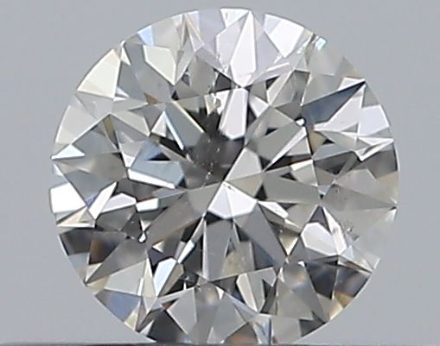 Diamond Natural 0,3Ct G-SI1 Round - GIA6561301884 1