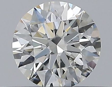 Diamond Natural 0,32Ct H-SI1 Round - GIA6552557176 1