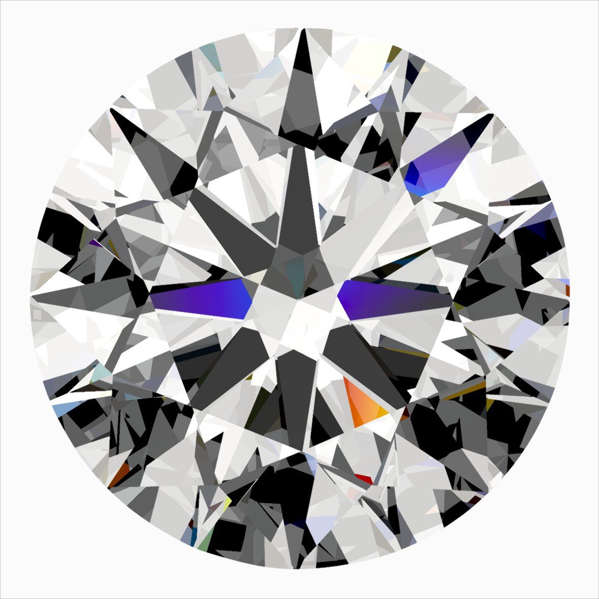 Diamond Natural 0,5Ct F-VS1 Round - GIA6565277893 1