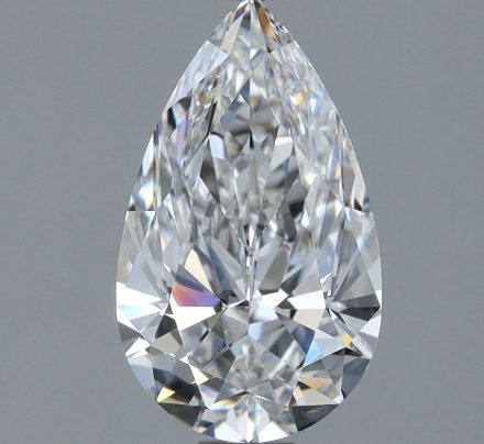 Diamond Natural 1,01Ct E-VVS2 Pear - GIA7551903052 1