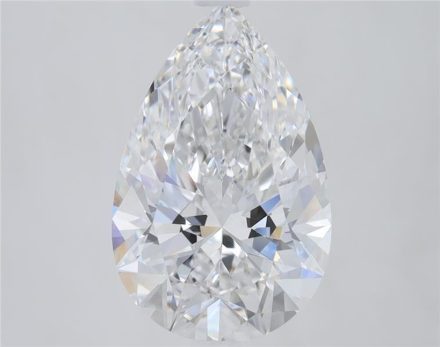 Lab Grown Diamond 3,54Ct F-VVS1 Pear - IGILG804666885 1