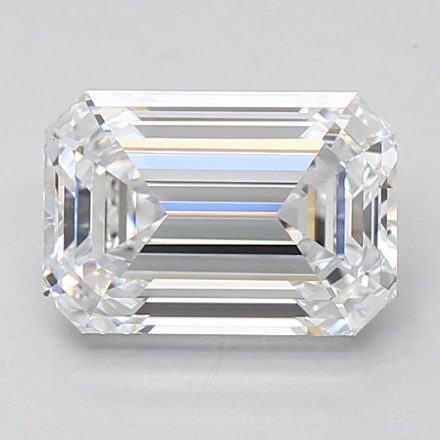 Lab Grown Diamond 2,52Ct D-VVS1 Emerald - GIA6532298143 1