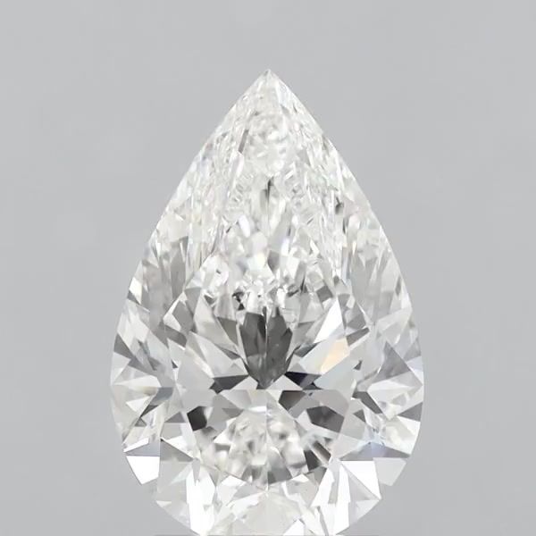 Lab Grown Diamond 3,01Ct F-VVS2 Pear - IGILG833693238 1