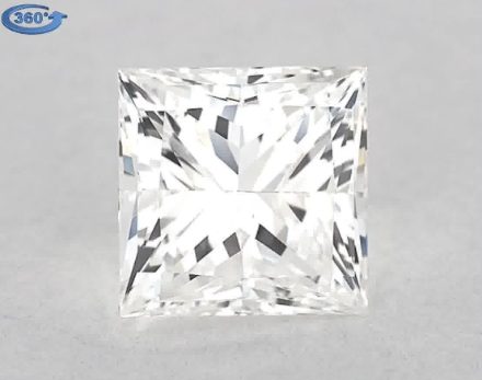 Diamond Natural 1,6Ct H-VVS2 Princess - GIA2195586387 1