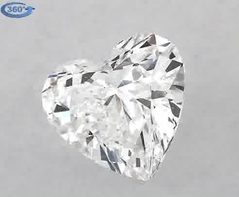 Diamond Natural 1Ct E-VS2 Heart - GIA6381189863 1
