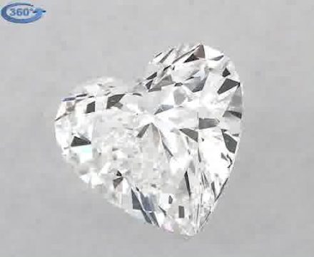 Diamond Natural 1Ct E-VS2 Heart - GIA6381189863 1