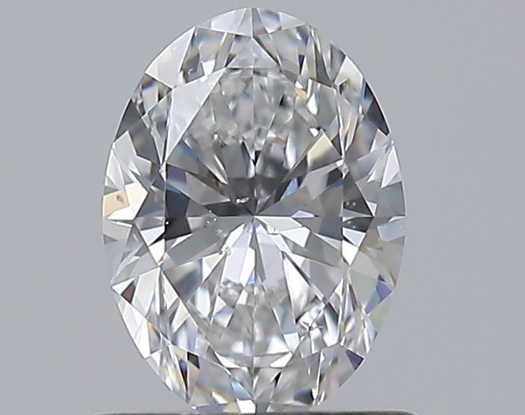 Diamond Natural 0,75Ct D-SI1 Oval - GIA7556327253 1