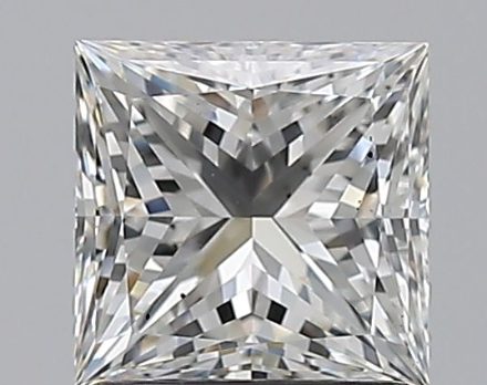 Diamond Natural 1,23Ct G-SI1 Princess - GIA7561154860 1