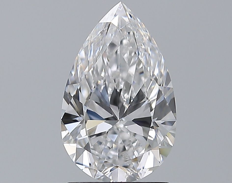 Diamond Natural 1,71Ct D-SI2 Pear - GIA6552452439 1