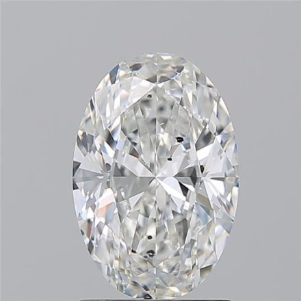 Diamond Natural 1,56Ct G-SI2 Oval - GIA7536950077 1