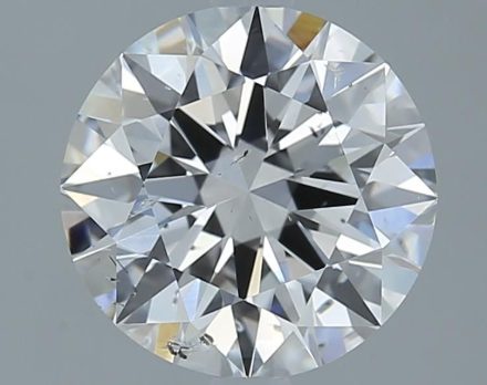 Diamond Natural 1,8Ct D-SI2 Round - GIA7558401318 1