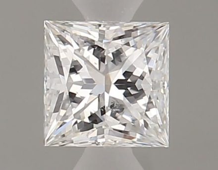 Diamond Natural 0,31Ct E-SI2 Princess - GIA6545128423 1