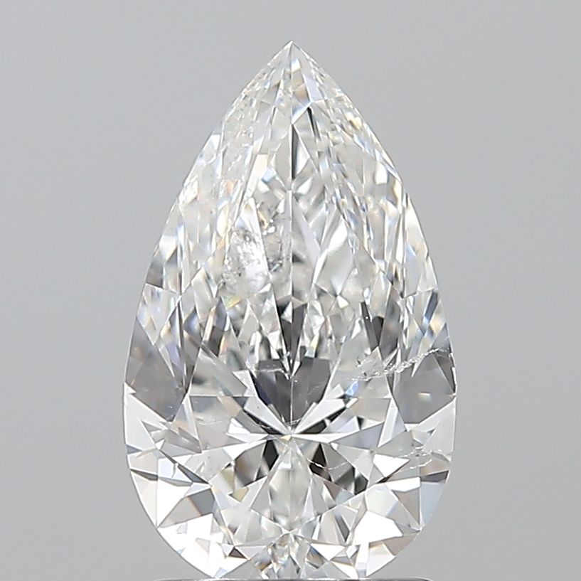 Diamond Natural 1,7Ct F-SI2 Pear - GIA6552695880 1