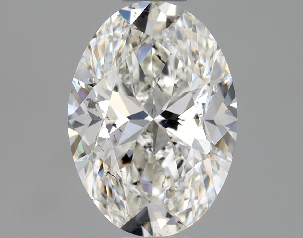 Diamond Natural 0,9Ct G-SI2 Oval - GIA6552543435 1