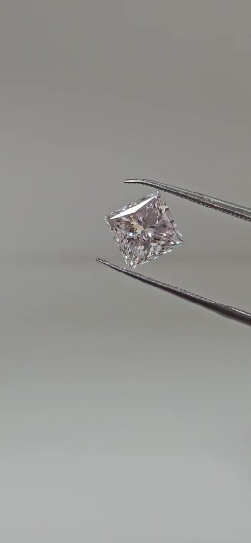 Diamond Natural 1,52Ct F-VS2 Princess - GIA1112818419 1