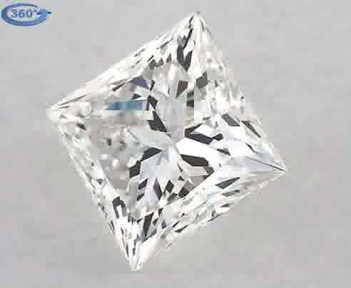Diamond Natural 1,06Ct G-VVS2 Princess - GIA5393386160 1