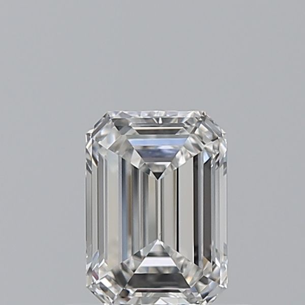 Diamond Natural 0,6Ct F-VS2 Emerald - GIA7553423168 1
