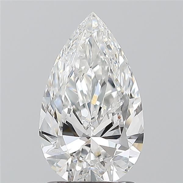 Diamond Natural 1,5Ct F-SI2 Pear - GIA1553180204 1