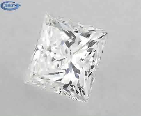 Diamond Natural 0,7Ct F-VS1 Princess - GIA1226390320 1