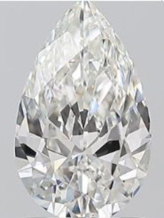 Diamond Natural 1,01Ct G-VS2 Pear - GIA2546700817 1