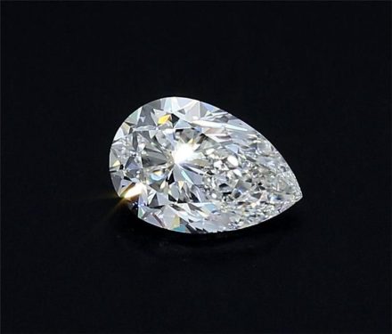 Diamond Natural 1Ct H-SI1 Pear - GIA5526592629 1