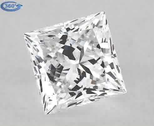 Diamond Natural 1,01Ct E-VS2 Princess - GIA6391043291 1
