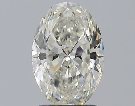 Diamond Natural 1,7Ct J-SI2 Oval - GIA1565018857 1