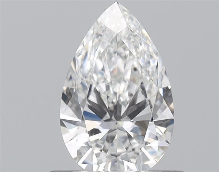 Diamond Natural 0,64Ct F-VS2 Pear - GIA6471045197 1