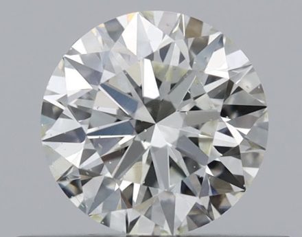 Diamond Natural 0,43Ct K-SI1 Round - GIA7498408901 1