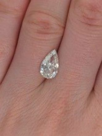 Diamond Natural 1,7Ct H-SI1 Pear - GIA7448938905 1