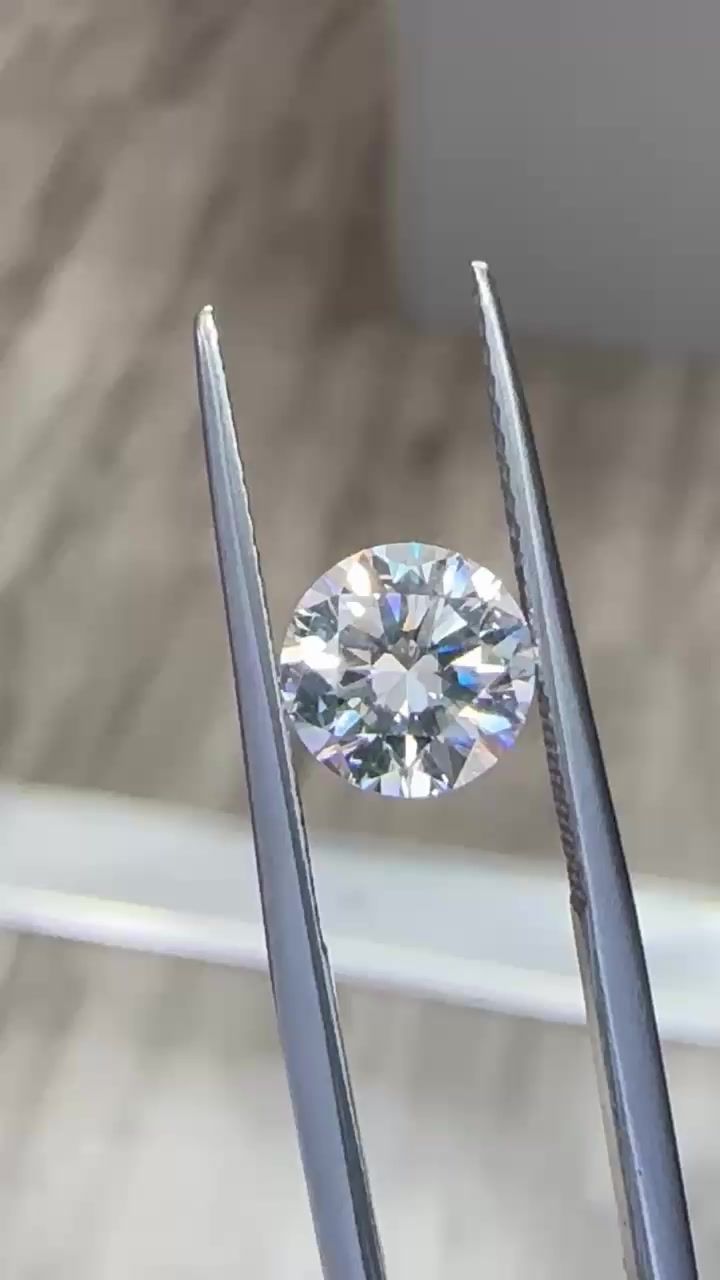 Diamond Natural 1,51Ct H-SI1 Round - GIA7558478809 1