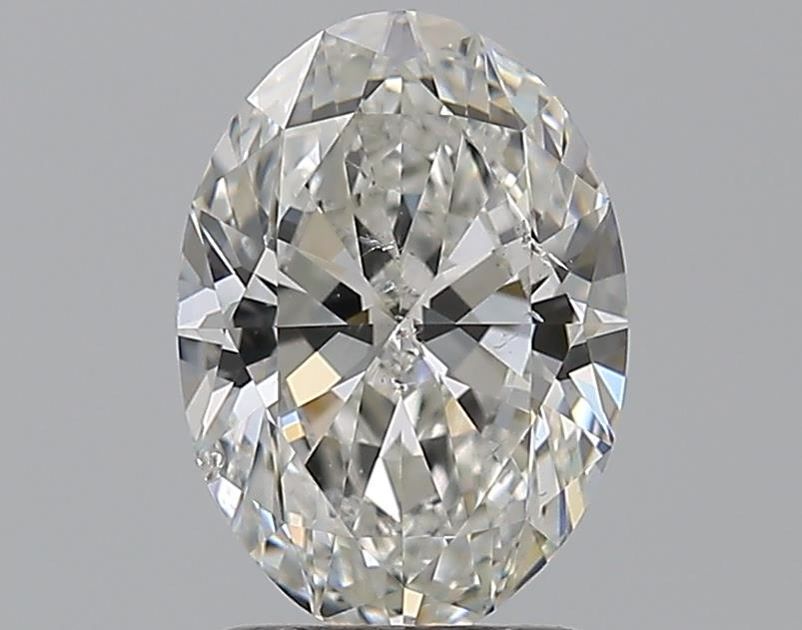 Diamond Natural 1,7Ct G-SI2 Oval - GIA7533713391 1