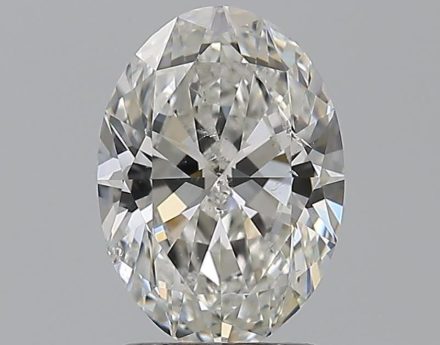 Diamond Natural 1,7Ct G-SI2 Oval - GIA7533713391 1