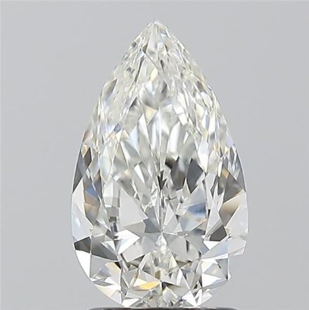 Diamond Natural 1,5Ct H-VS2 Pear - GIA7551197072 1