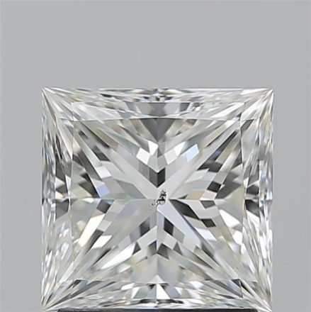 Diamond Natural 1,71Ct I-SI2 Princess - GIA5242032960 1