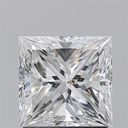 Diamond Natural 1,5Ct E-SI2 Princess - GIA7552424487 1