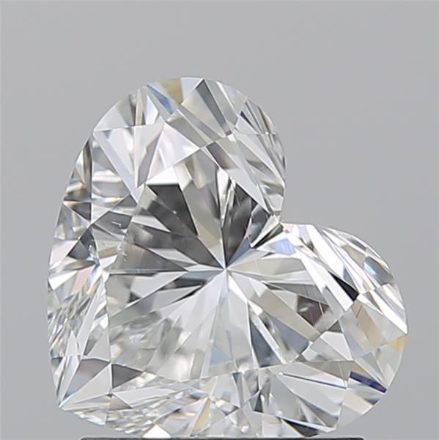 Diamond Natural 1,71Ct G-SI1 Heart - GIA1236997345 1