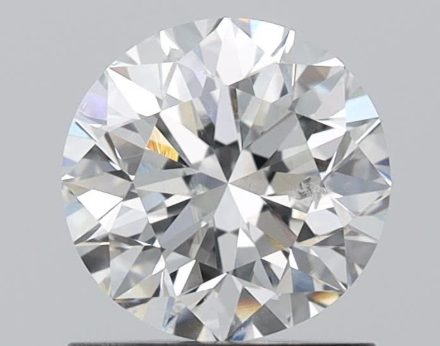 Diamond Natural 1Ct F-SI2 Round - GIA6462450941 1