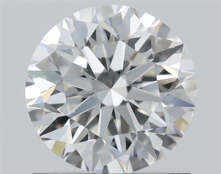 Diamond Natural 1Ct H-SI1 Round - GIA7458947163 1